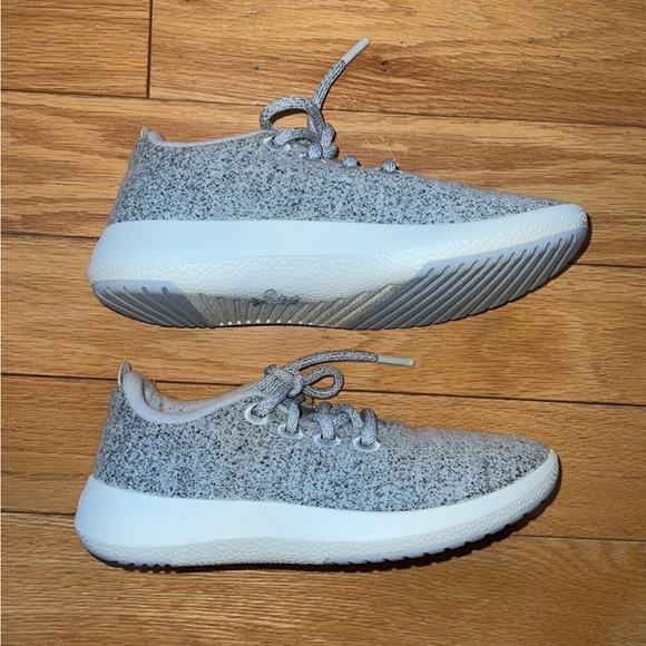 Allbirds wool runner limited edition mizzle dapple grey cream sole - Picture 5 of 8
